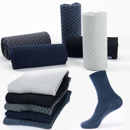 Chaussettes courtes en fibre de bambou grande taille (5 paires)