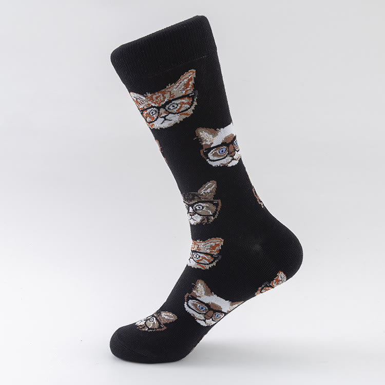 Chaussettes mi-mollet à imprimé animal grande taille (5 paires) - image 3