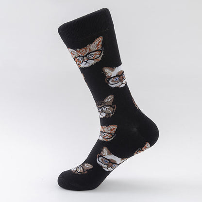 Chaussettes mi-mollet à imprimé animal grande taille (5 paires) - image 3