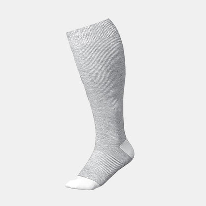Chaussettes de compression élastiques de couleur unie grande taille (3 paires)