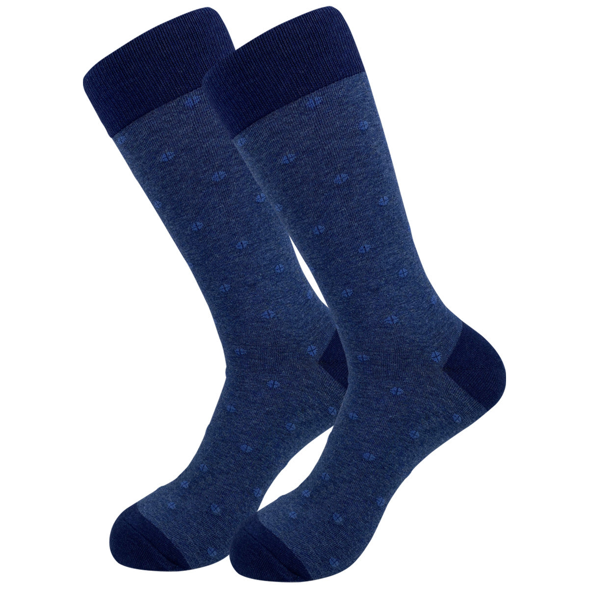Chaussettes bleu foncé (5 paires) - image 1