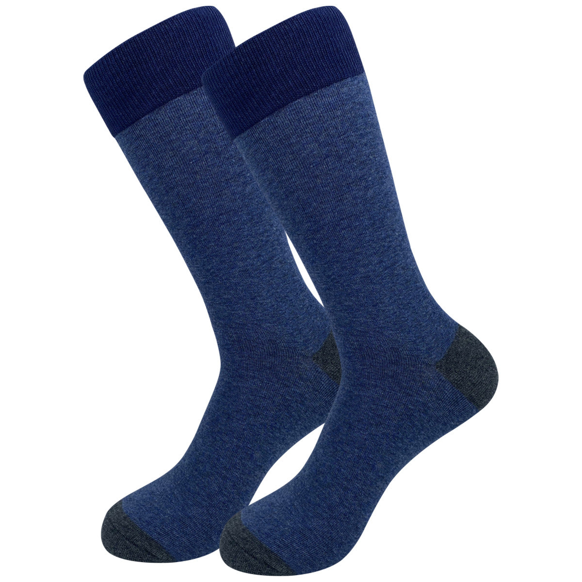 Chaussettes bleu foncé (5 paires) - image 5