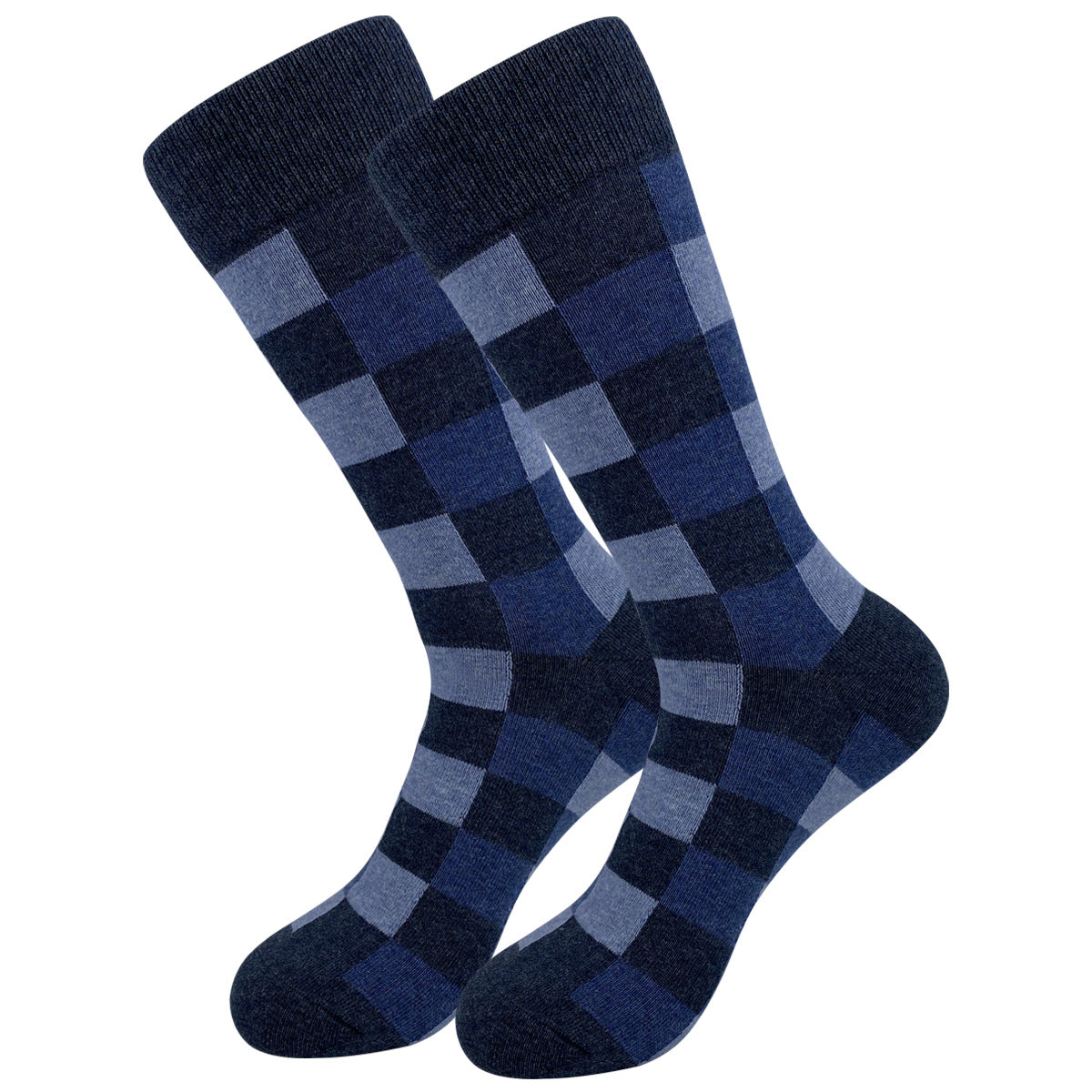 Chaussettes bleu foncé (5 paires) - image 3