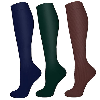 Chaussettes de compression unisexes (3 paires) - image 0