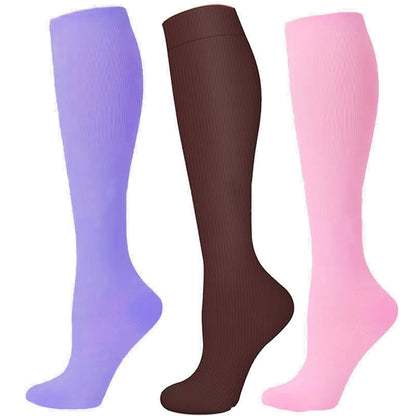 Chaussettes de compression de fitness (3 paires) - image 0