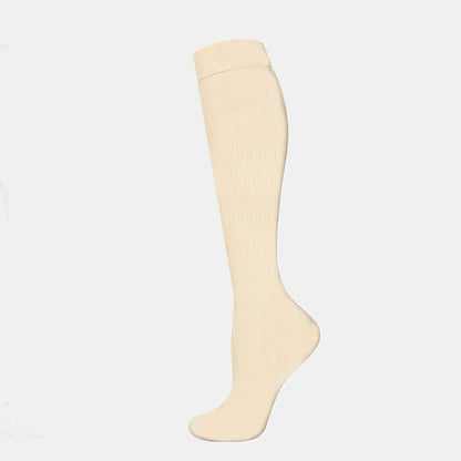 Chaussettes de compression de couleur claire (3 paires) - image 6