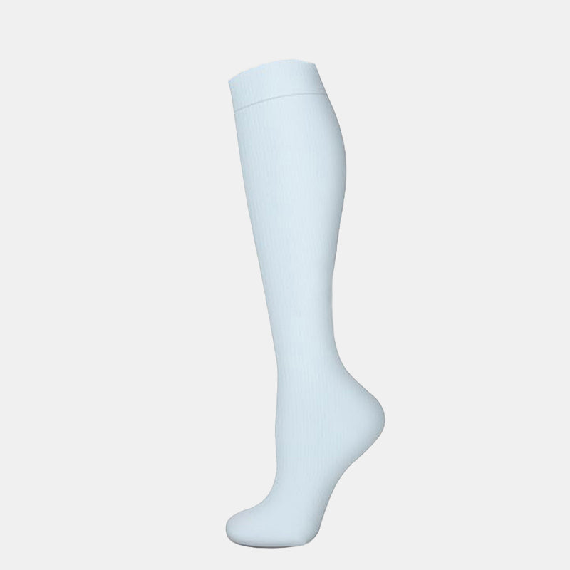 Chaussettes de compression de couleur claire (3 paires) - image 5