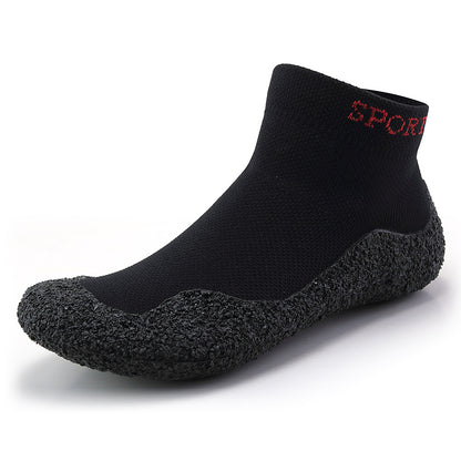Chaussures chaussettes pieds nus légères grande taille - Noir - US12 - image 5