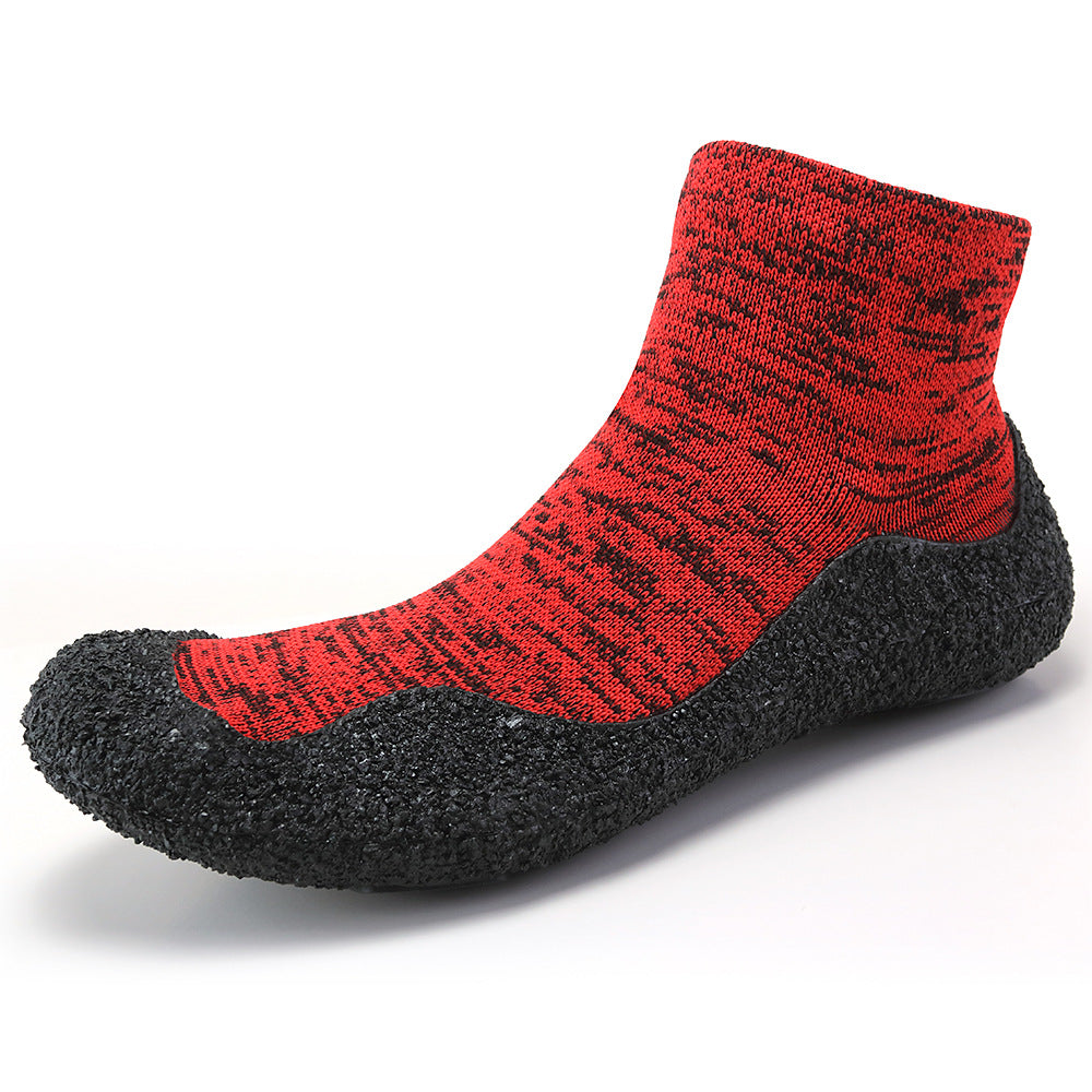 Chaussures chaussettes pieds nus légères grande taille - Rouge - US12 - image 8