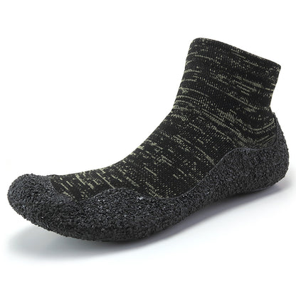 Chaussures chaussettes pieds nus légères grande taille - Gris foncé - US12 - image 4