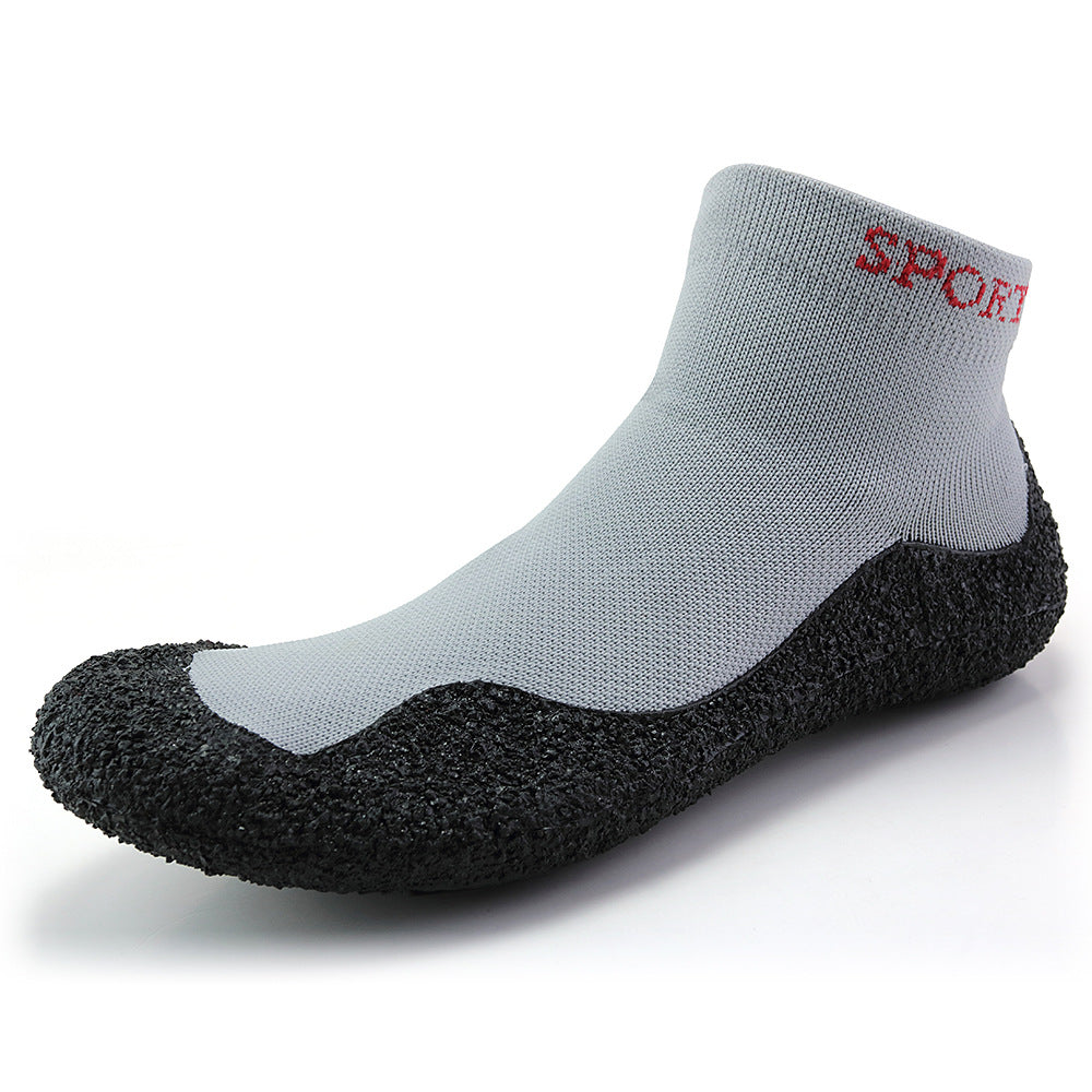 Chaussures chaussettes pieds nus légères grande taille - Gris - US12 - image 6