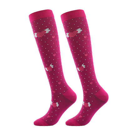 Chaussettes de compression Heart Love (6 paires)