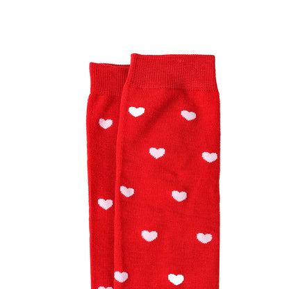 Chaussettes hautes de fête à lèvres rouges (5 paires)
