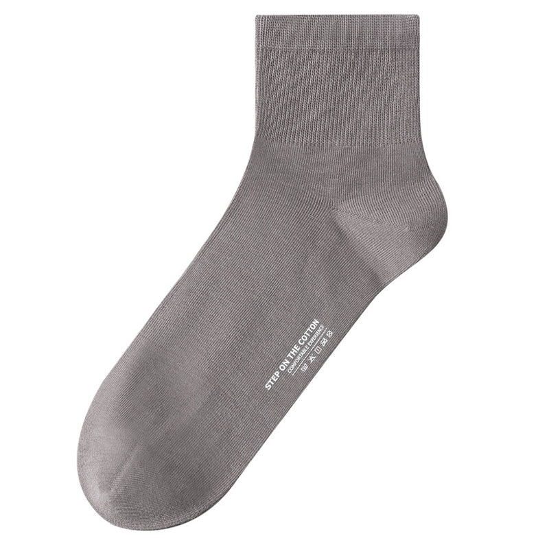 Chaussettes en coton doux (3 paires) - Gris foncé - EU40-47 (US7-12,5) - image 6