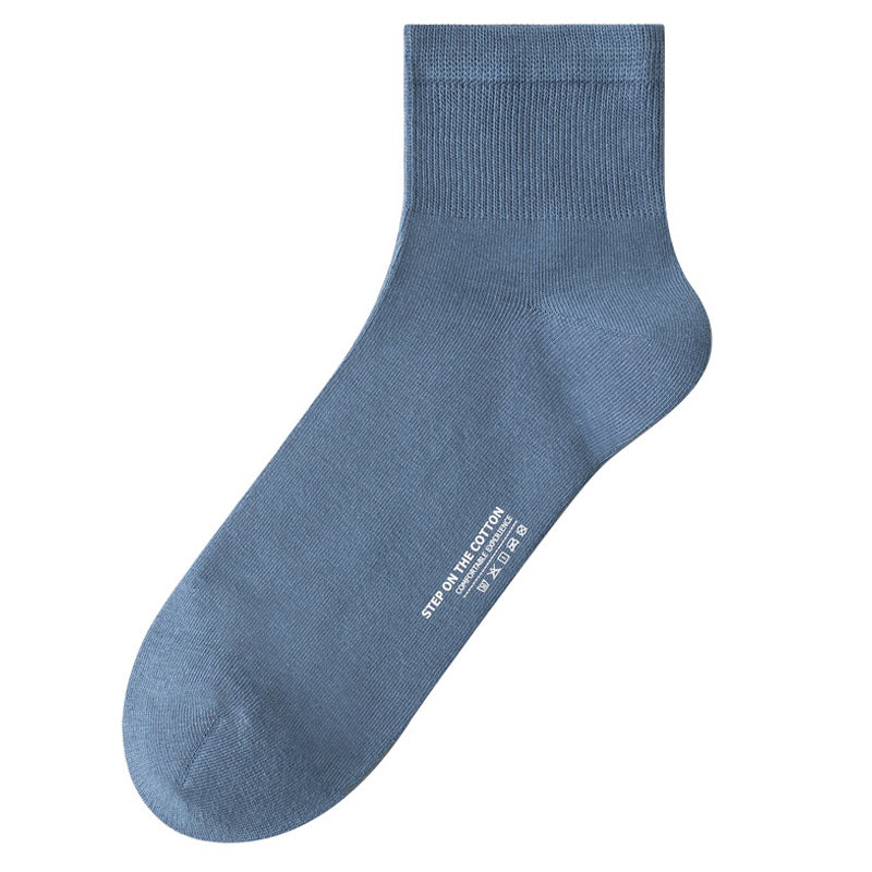 Chaussettes en coton doux (3 paires) - Bleu - EU40-47 (US7-12,5) - image 8