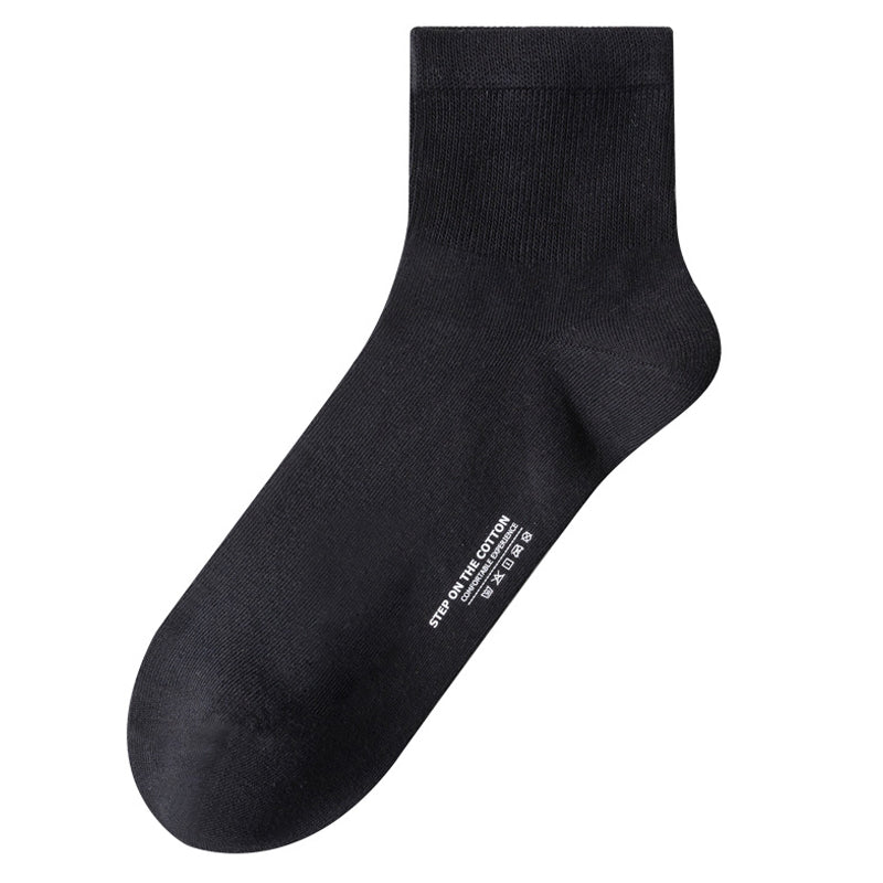 Chaussettes en coton doux (3 paires) - Noir - EU40-47 (US7-12,5) - image 9