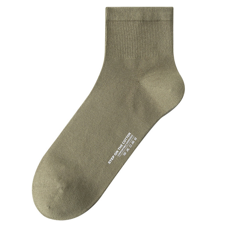Chaussettes en coton doux (3 paires) - Vert - EU40-47 (US7-12,5) - image 7