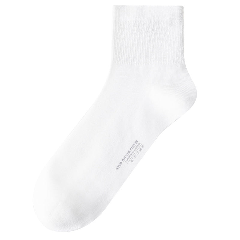 Chaussettes en coton doux (3 paires) - Blanc - EU40-47 (US7-12,5) - image 10