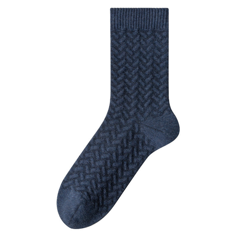 Chaussettes quart de coton pur (3 paires) - Bleu - EU40-45 (US7-11) - image 12
