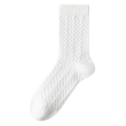 Chaussettes courtes Plusock en pur coton (3 paires) - Blanc - EU40-45 (US7-11) - image 6