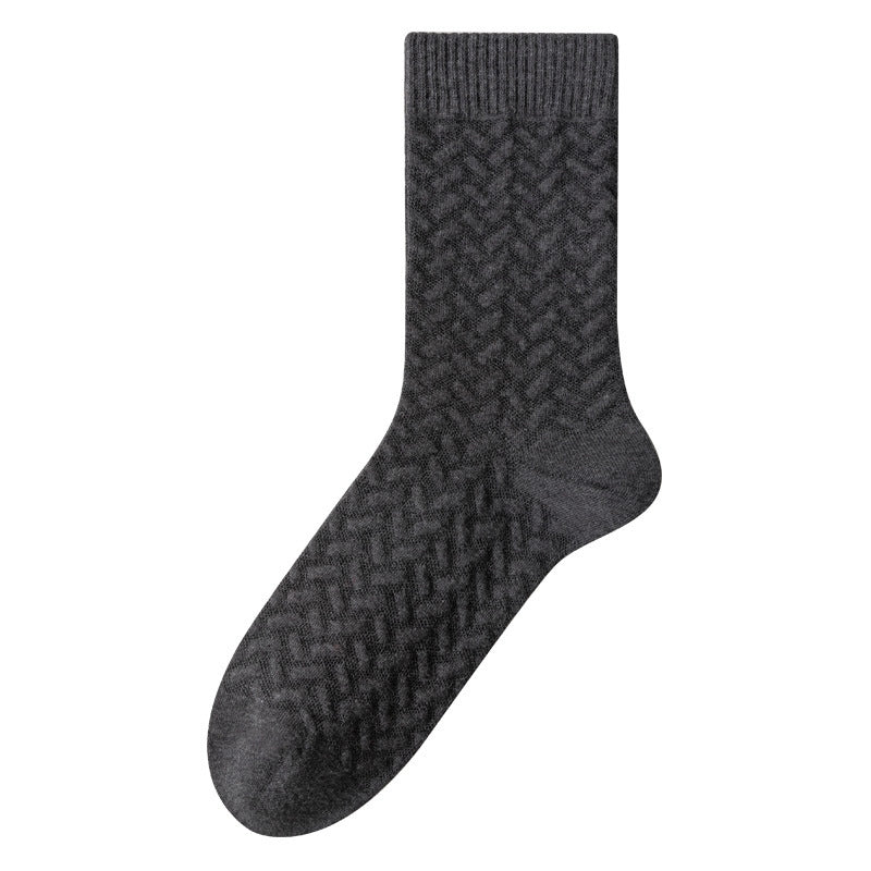 Chaussettes quart de coton pur (3 paires) - Gris foncé - EU40-45 (US7-11) - image 9