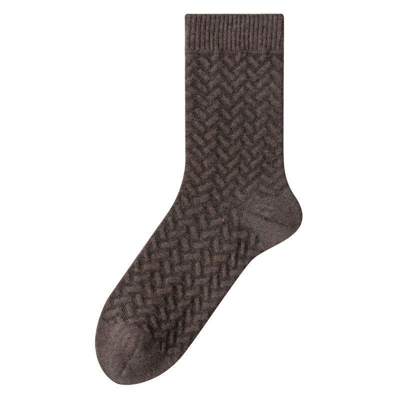 Chaussettes quart de coton pur (3 paires) - Brun - EU40-45 (US7-11) - image 10