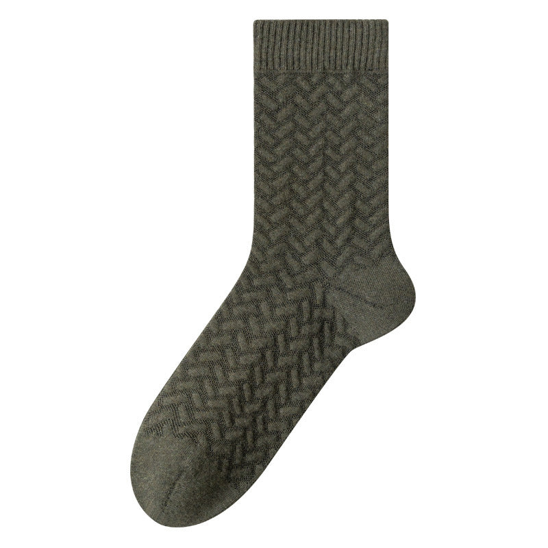 Chaussettes quart de coton pur (3 paires) - Vert - EU40-45 (US7-11) - image 13