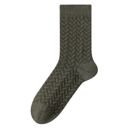 Chaussettes quart de coton pur (3 paires) - Vert - EU40-45 (US7-11) - image 13