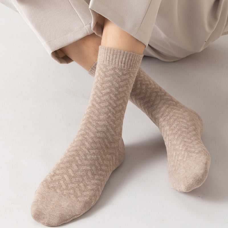 Chaussettes quart de coton pur (3 paires) - image 2