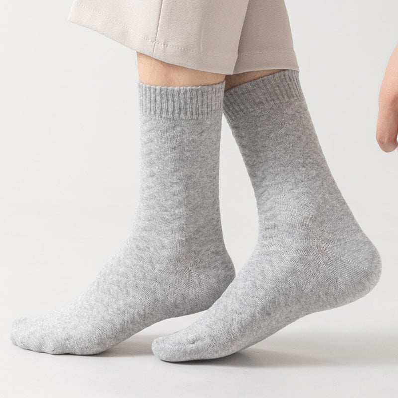 Chaussettes quart de coton pur (3 paires) - image 3