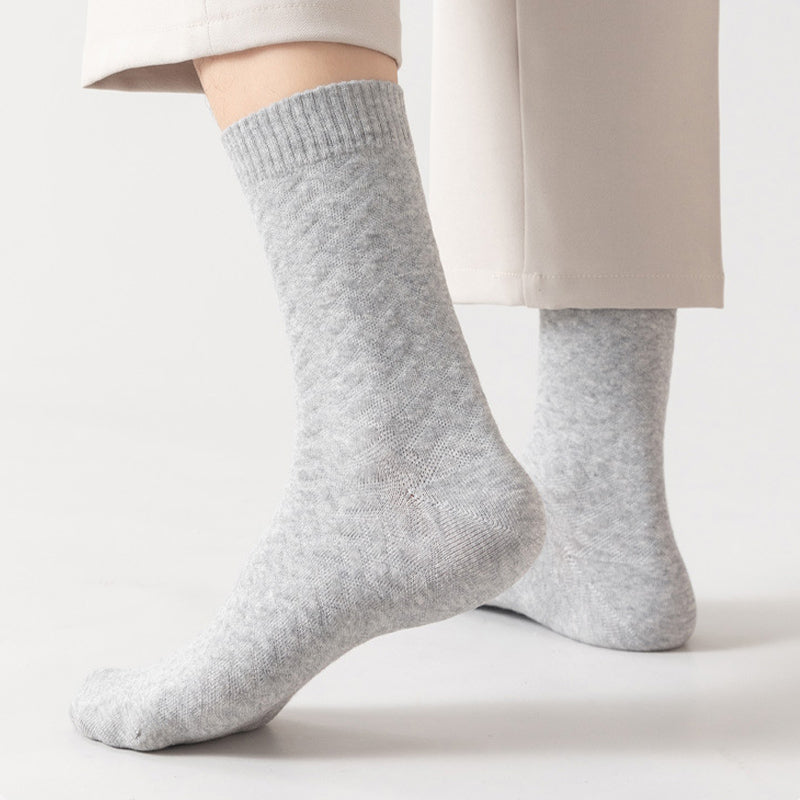 Chaussettes quart de coton pur (3 paires) - image 14