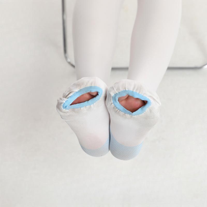 Chaussettes de compression hautes blanches grande taille - image 5