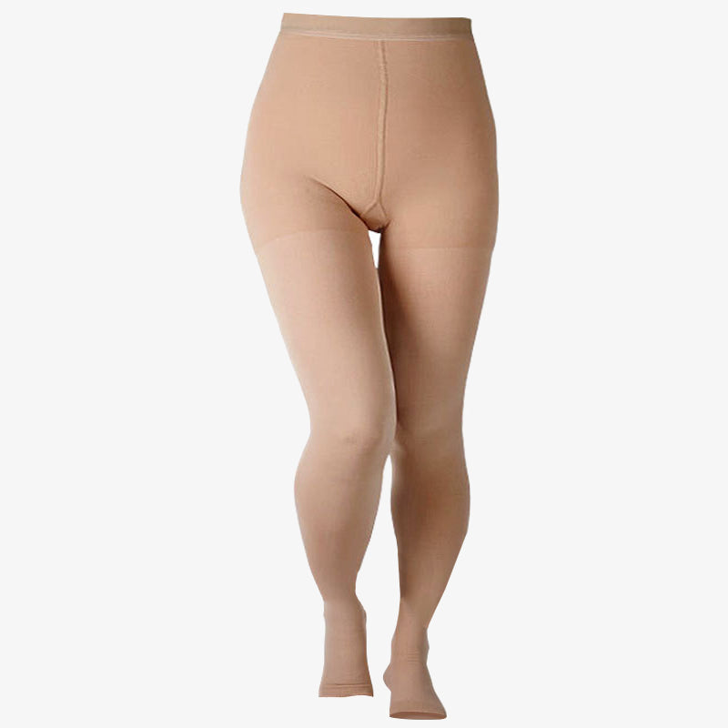 Collants de compression médicaux sans orteils grande taille (20-30 mmHg) - Nu - 4XL - image 3