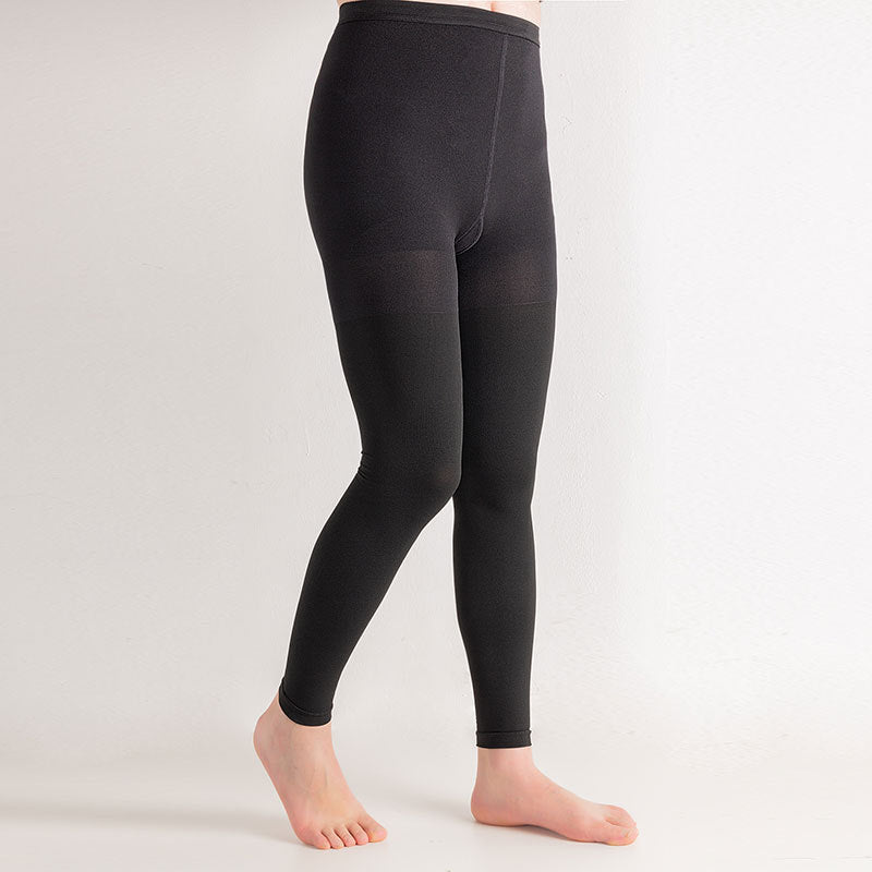 Collants de compression médicaux sans pieds grande taille (20-30 mmHg) - Noir - 4XL - image 5