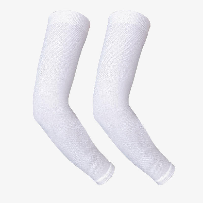 Manchons de compression sport de couleur unie (3 paires) - Blanc - 2XL - image 3