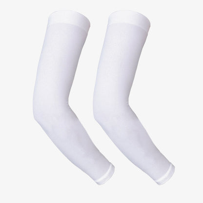Manchons de compression sport de couleur unie (3 paires) - Blanc - 2XL - image 3