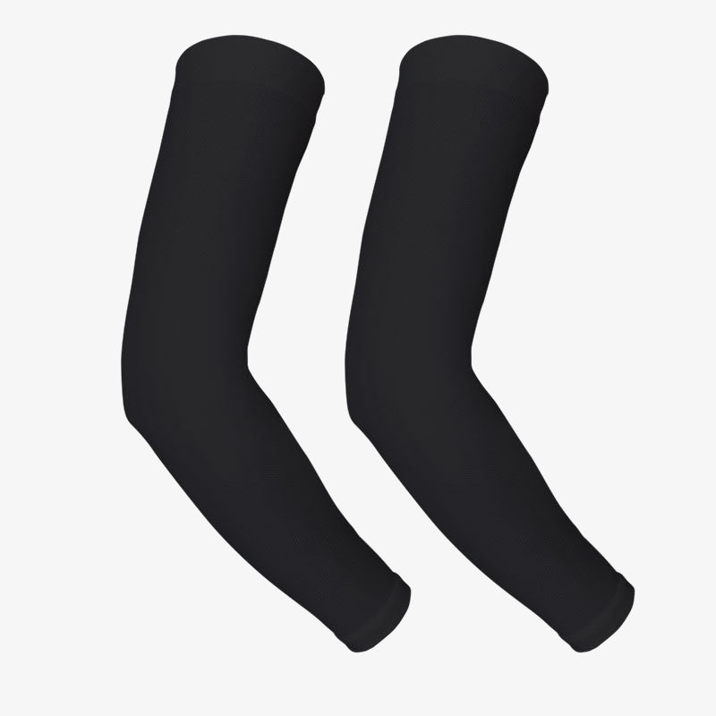 Manchons de compression sport de couleur unie (3 paires) - Noir - 2XL - image 2