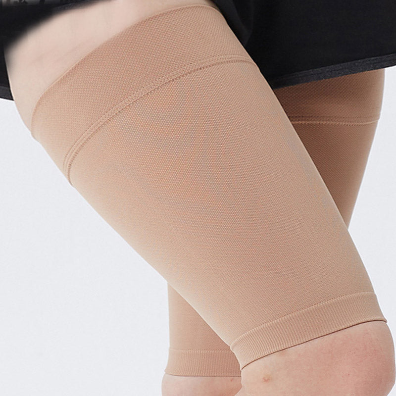 Manchon de compression pour cuisse grande taille unisexe - Nu - 4XL - image 20