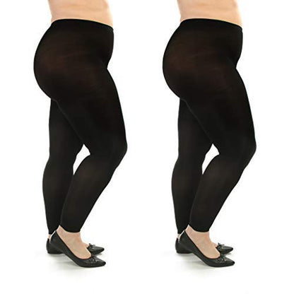 Collants de compression médicaux sans pieds grande taille (20-30 mmHg) - image 5