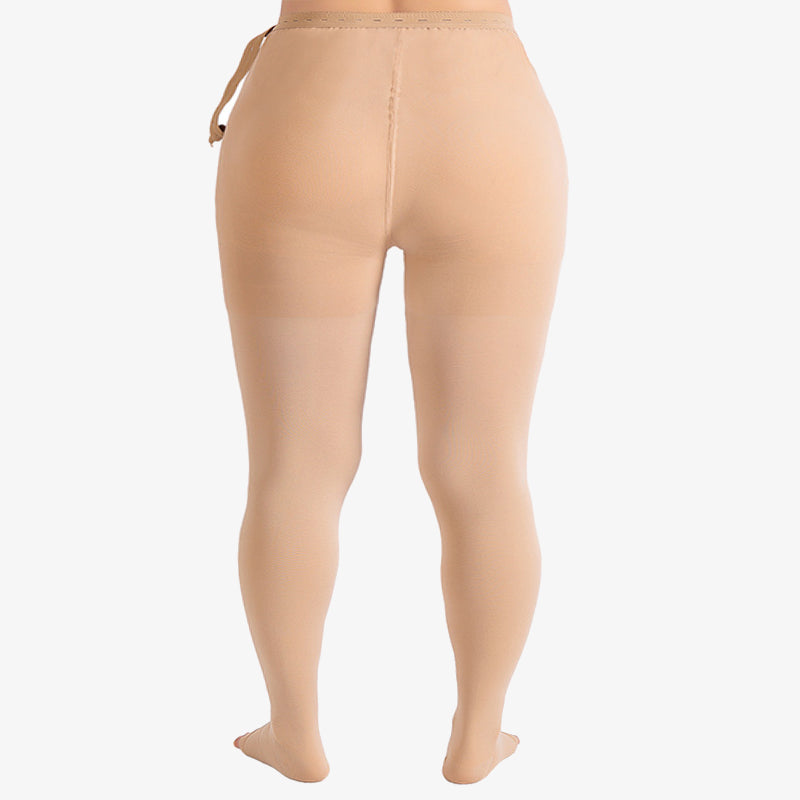 Collants de contention médicaux sans pieds pour femmes enceintes, grande taille (15-20 mmHg) - image 3