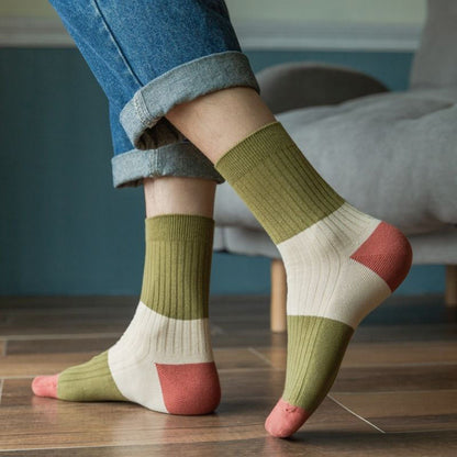 Chaussettes courtes contrastées Plusock (5 paires) - image 2