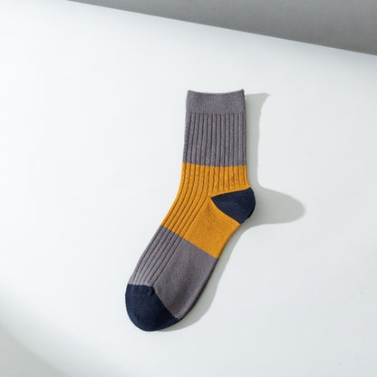 Chaussettes courtes contrastées grande taille (5 paires)