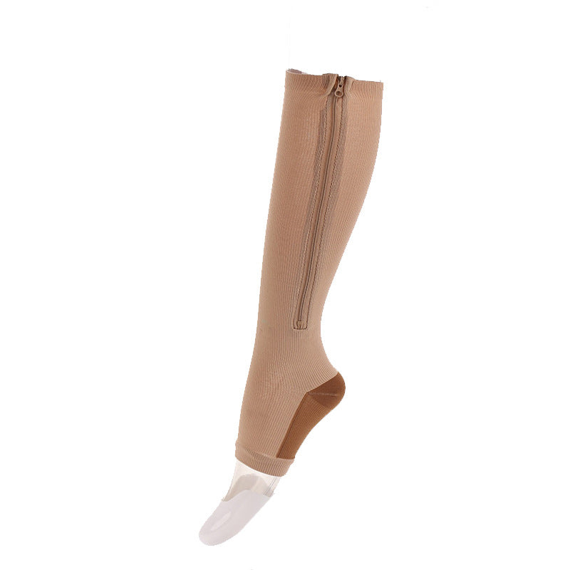 Chaussettes de compression sans orteils grande taille (3 paires) - Nu - S/M - image 3