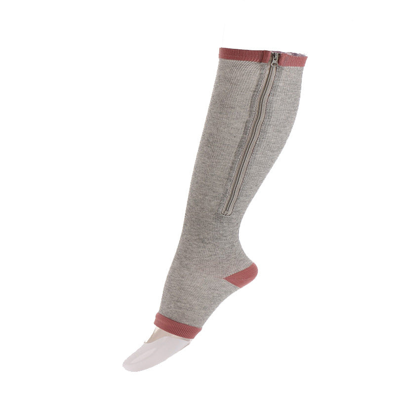 Chaussettes de compression sans orteils grande taille (3 paires) - Gris - S/M - image 2