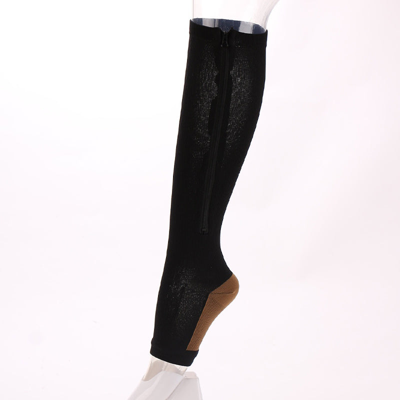 Chaussettes de compression sans orteils grande taille (3 paires) - image 4