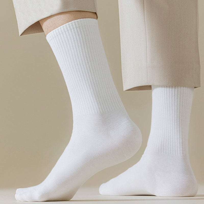 Chaussettes douces de couleur unie (6 paires) - image 3