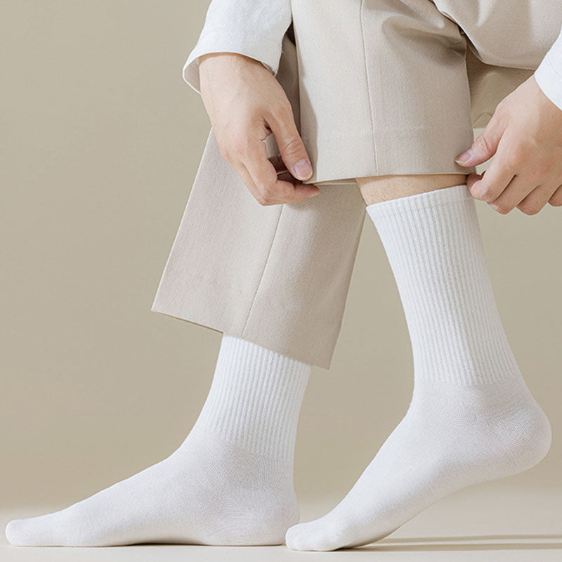 Chaussettes douces de couleur unie (6 paires) - image 8