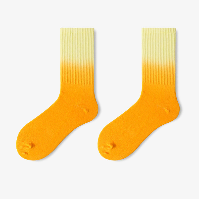 Chaussettes courtes Plusock Fashion à dégradé de couleurs (5 paires) - image 6