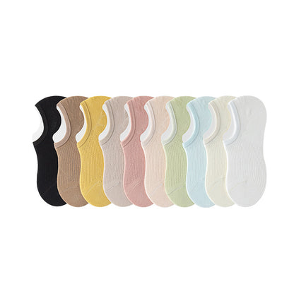 Chaussettes de sport basses invisibles (10 paires) - Multicolore - EU36-40 (US3-7) - image 8