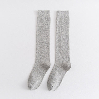 Chaussettes hautes élastiques (3 paires) - Gris clair - EU39-45 (US6-11) - image 13